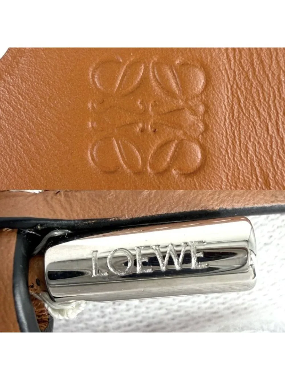 Loewe Shoulder Bag Anagram Gate Pocket Pochette Pouch Crossbody Smartphone